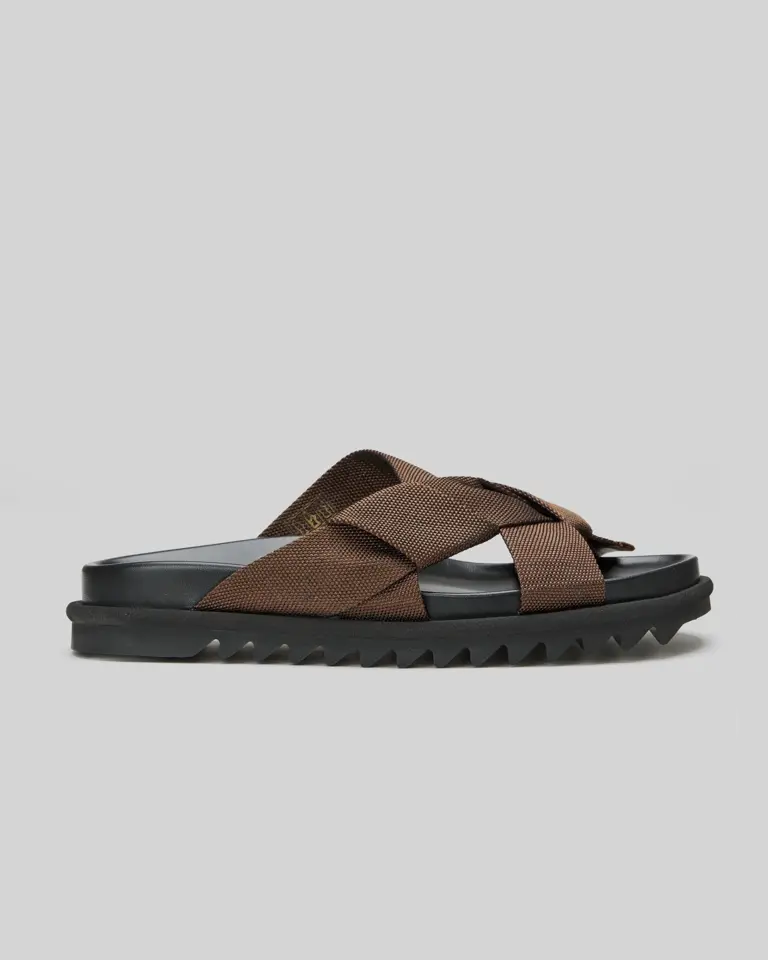 Dries Van Noten Brown Slip-on Sandals