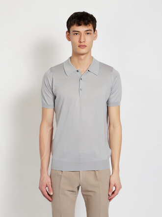 John Smedley Polo Peaks Gris John Smedley Polo Peaks Gris
