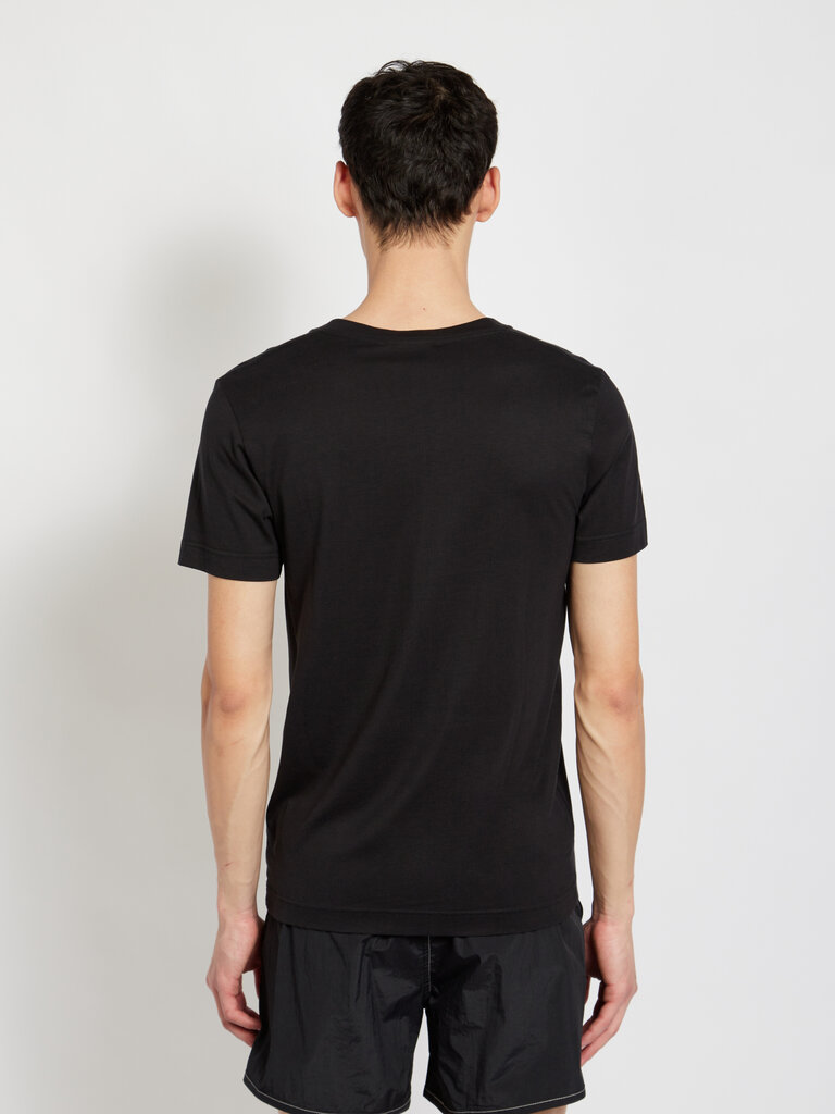 CDLP Black Lyocell V-Neck T-Shirt