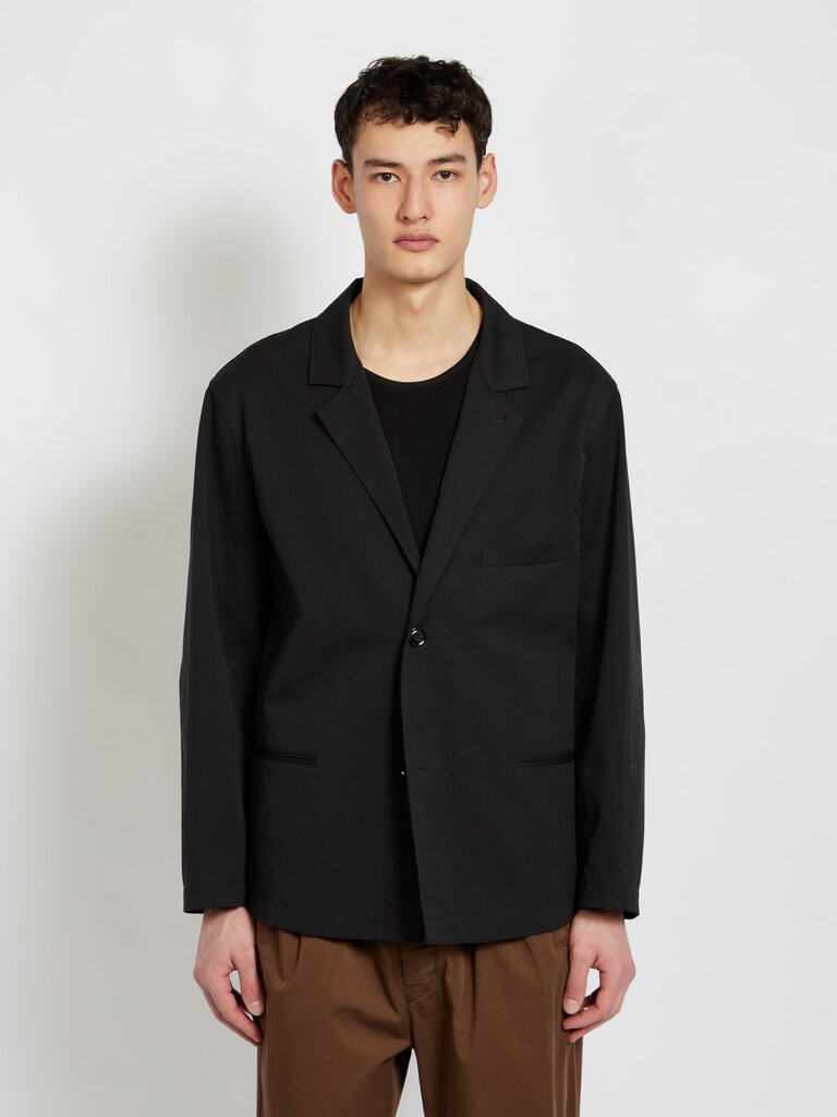 Lemaire Black Easy Single-Breasted Vest