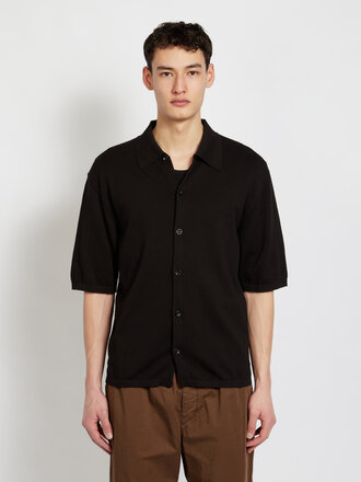 Lemaire Black Polo Shirt