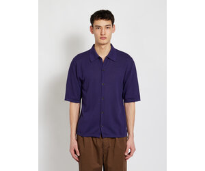 LEMAIRE DiamondJacquard Piqué Polo Shirt LEMAIRE DiamondJacquard Piqué Polo Shirt Long-Sleeve Mesh Knit