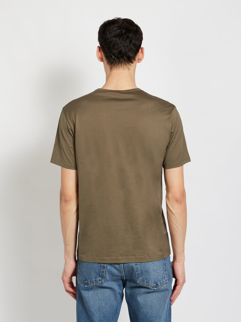 Sunspel Khaki Classic T-Shirt
