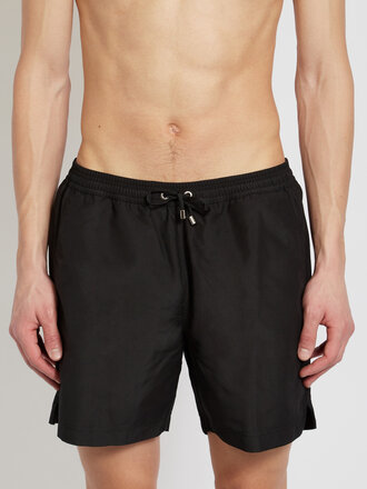 Sunspel Black Drawstring Swim Shorts