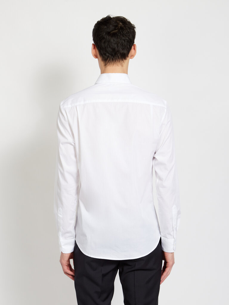 Sunspel White Cotton Stretch Shirt