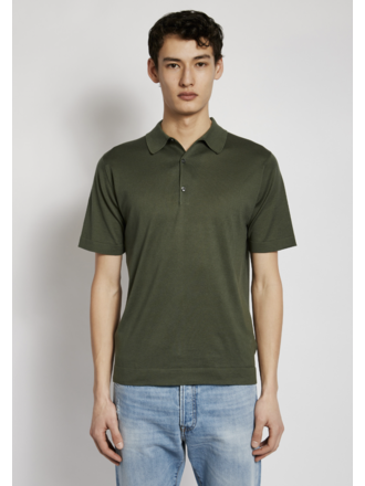 John Smedley Green Mycroft Polo