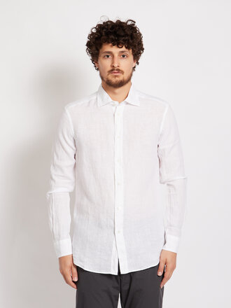 Barena White Surian Telino Shirt