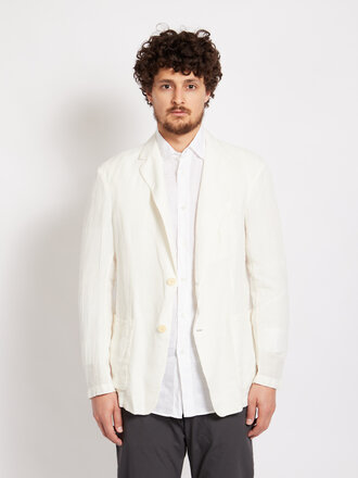 Barena White Borgo Net Blazer