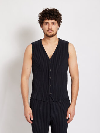 Homme Plissé Gilet Plissé Marine Homme Plissé Gilet Plissé Marine