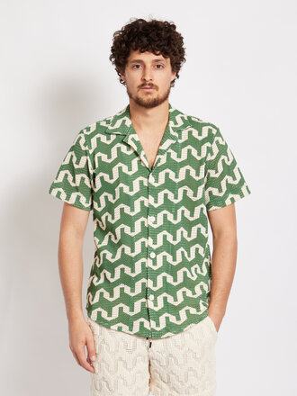 OAS Green Atlas Cuba Net Shirt OAS Green Atlas Cuba Net Shirt