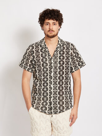 OAS Black Hypnotise Cuba Net Shirt OAS Black Hypnotise Cuba Net Shirt