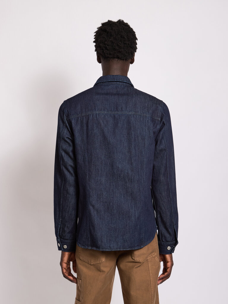 Dries Van Noten Indigo Curtis Shirt