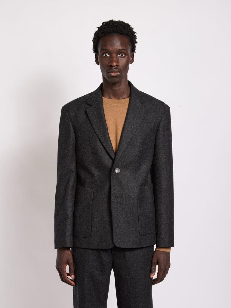 Dries Van Noten Veste Billy Anthracite