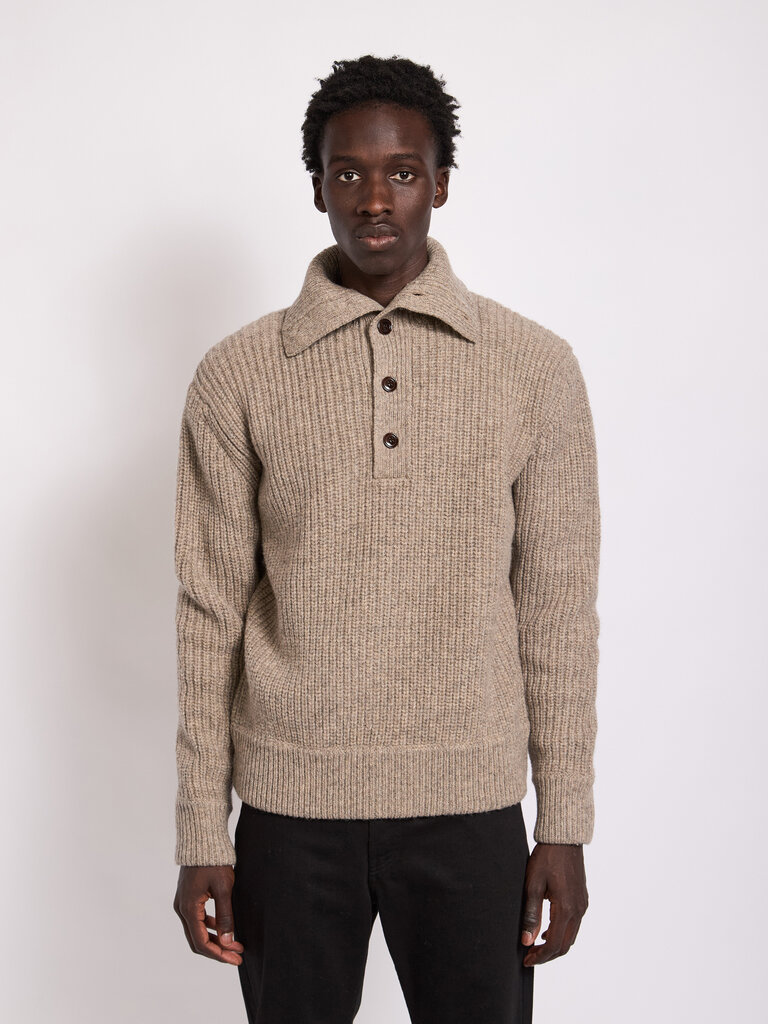 Dries Van Noten Grey Mudra Sweater
