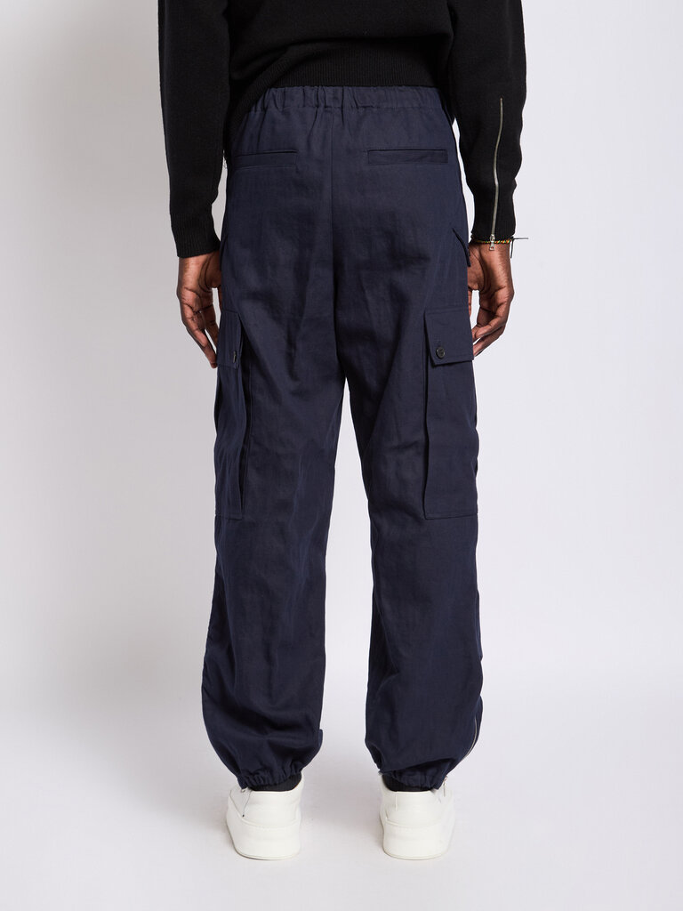 Dries Van Noten Pantalon Pentrig Marine