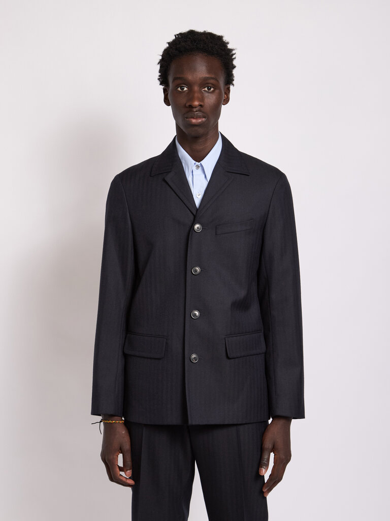 Dries Van Noten Veste Bays Marine