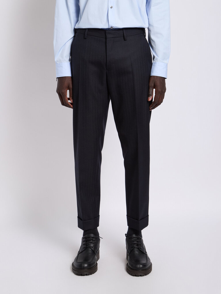 Dries Van Noten Navy Philip Pants