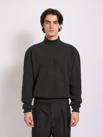 Lemaire Anthracite Turtleneck Jumper Lemaire Anthracite Turtleneck Jumper