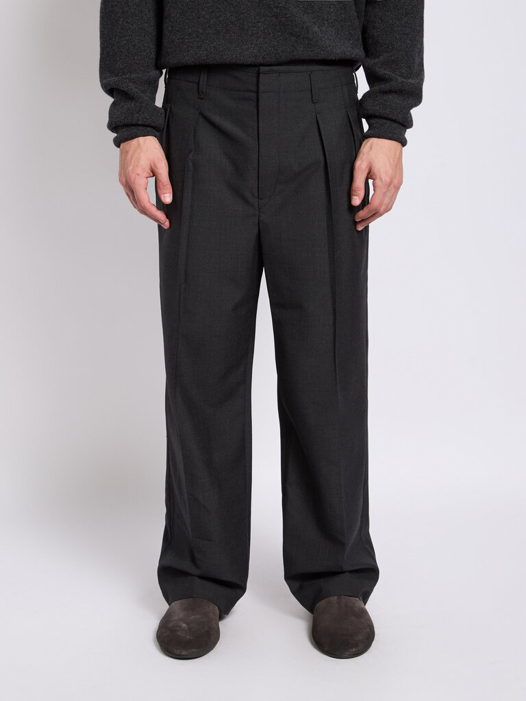 Lemaire Pantalon Pleated Gris