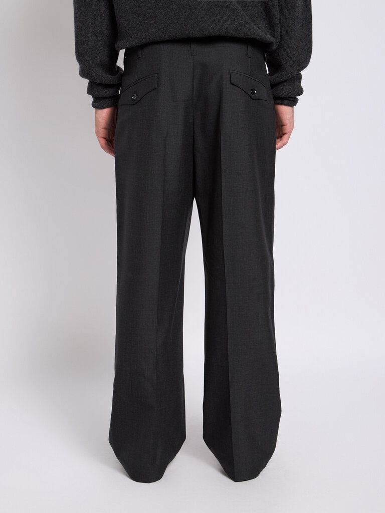 Lemaire Pantalon Pleated Gris
