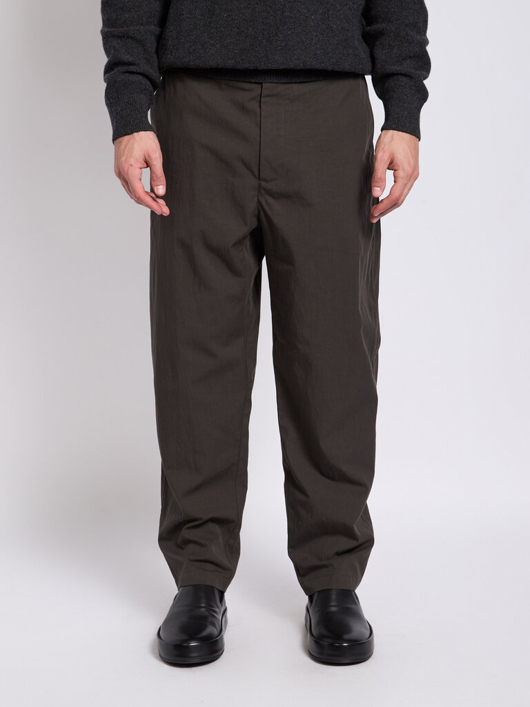 Lemaire Pantalon Carrot Dark Coffee