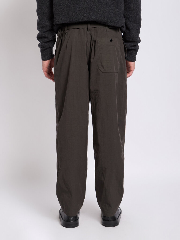 Lemaire Pantalon Carrot Dark Coffee