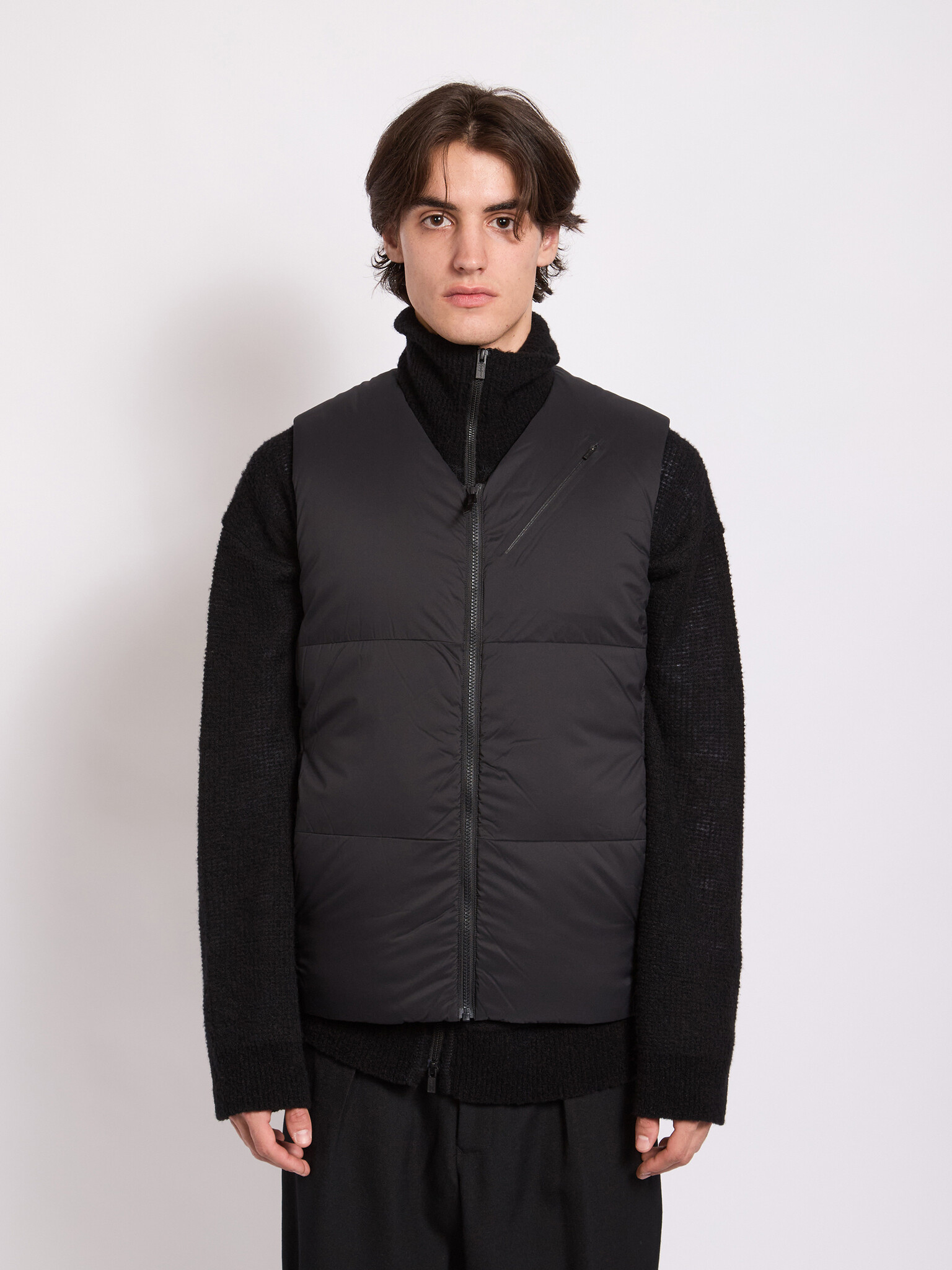Veilance Black Conduit Down Vest