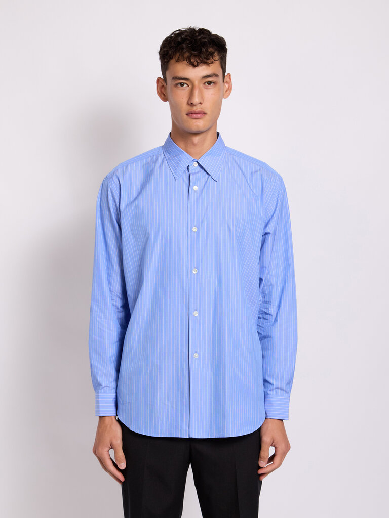 Auralee Chemise Sax Bleu