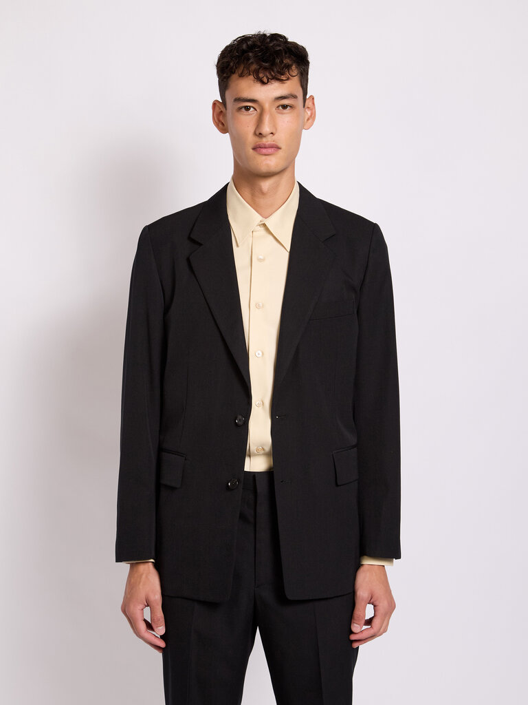Auralee Veste Max Gabardine Noir