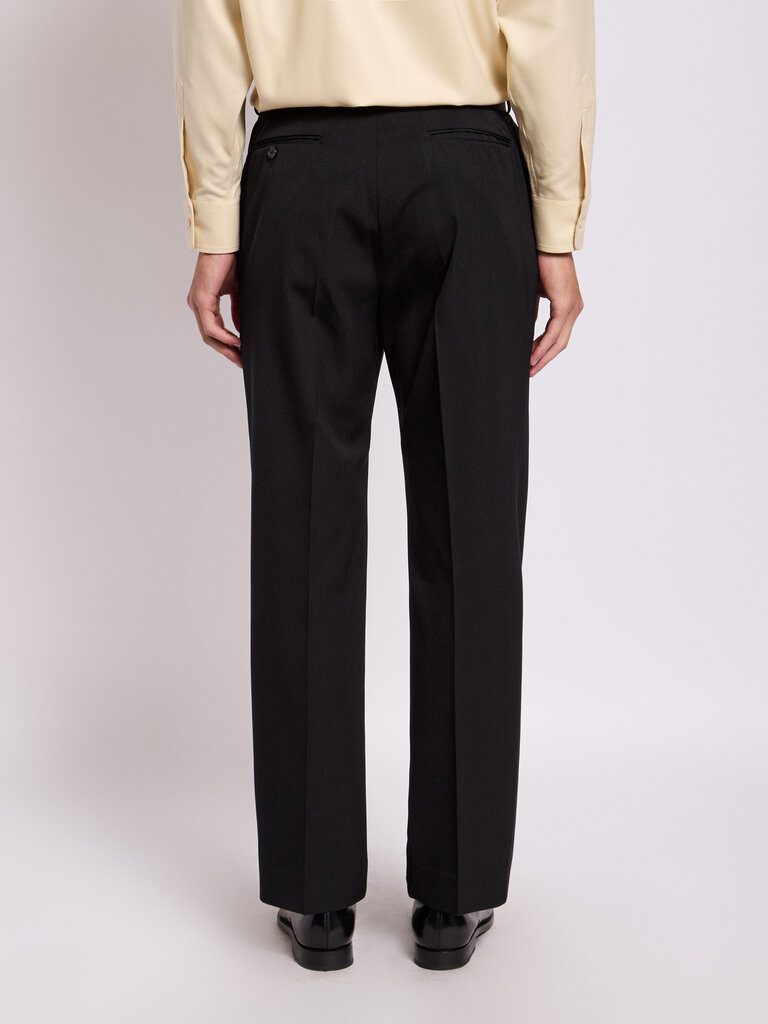 Auralee Pantalon Max Gabardine Noir