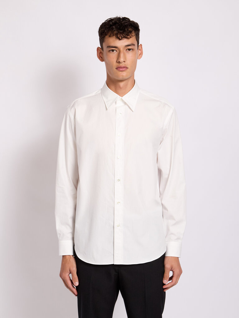 Auralee Chemise High Count Finx Ox Blanche