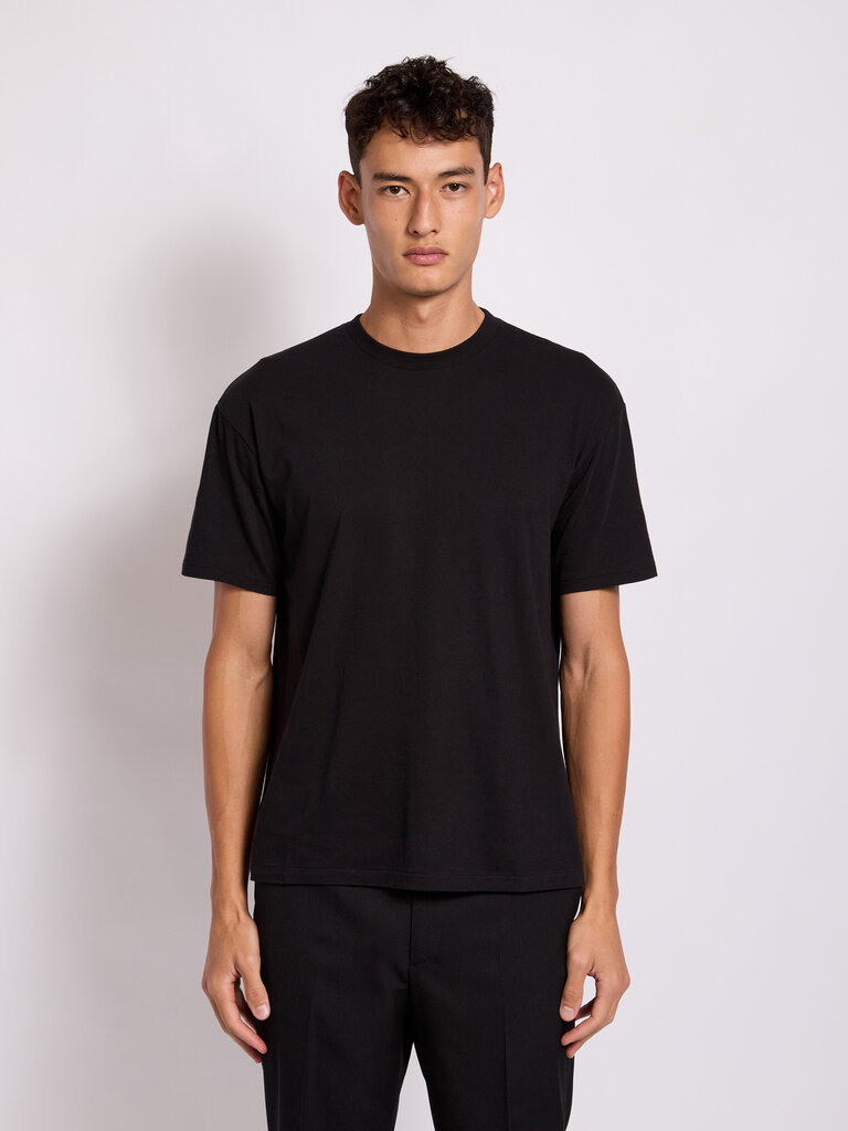 Auralee Black Seamless T-Shirt