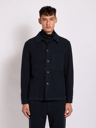 Barena Navy Cedrone Overshirt