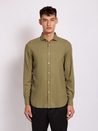 Boglioli Chemise Garment Khaki