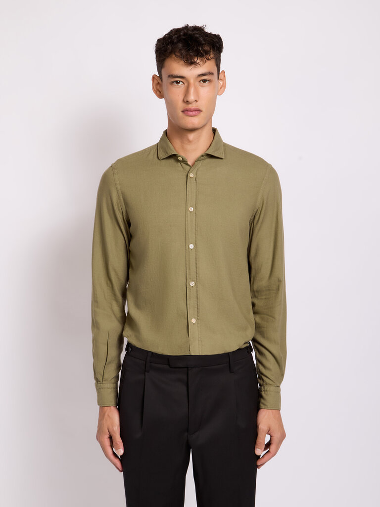 Boglioli Chemise Garment Khaki