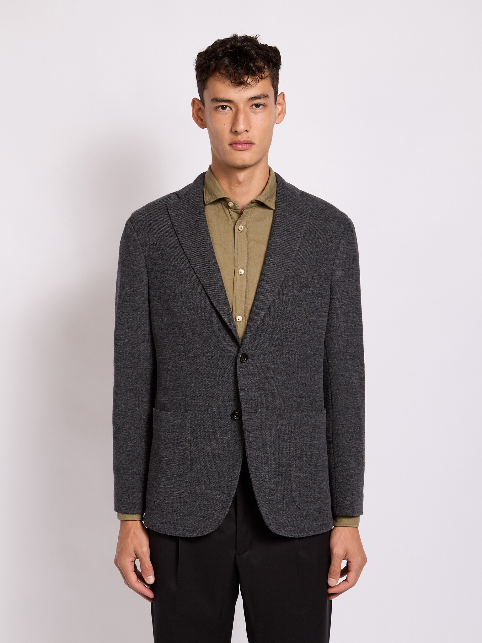 Grey designer jacket sale