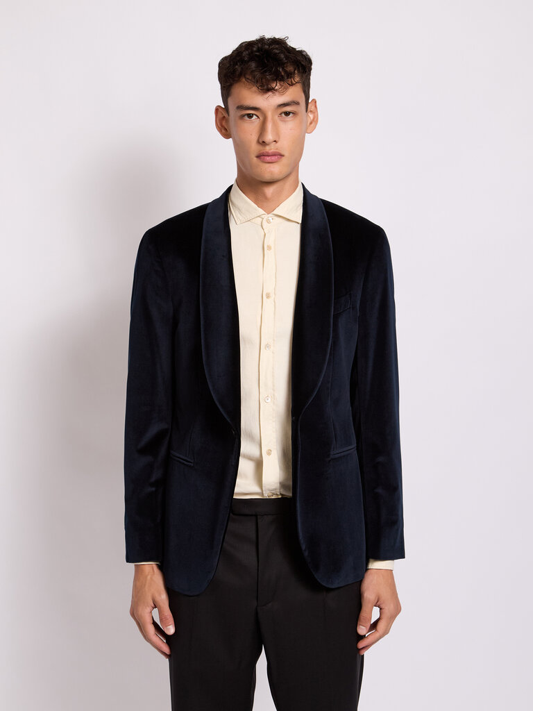 Boglioli Navy Tuxedo Jacket