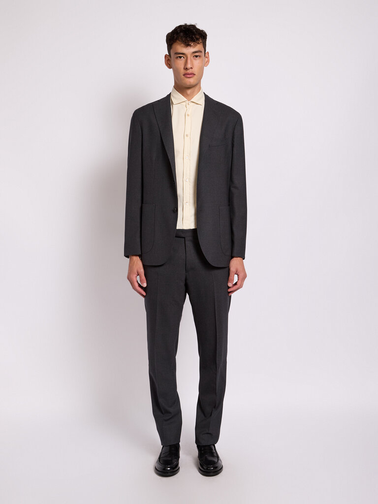 Boglioli Grey Virgin Wool Suit