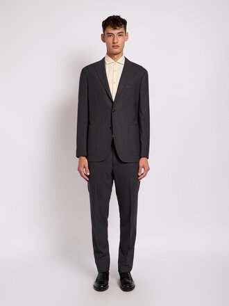 Boglioli Grey Virgin Wool Suit
