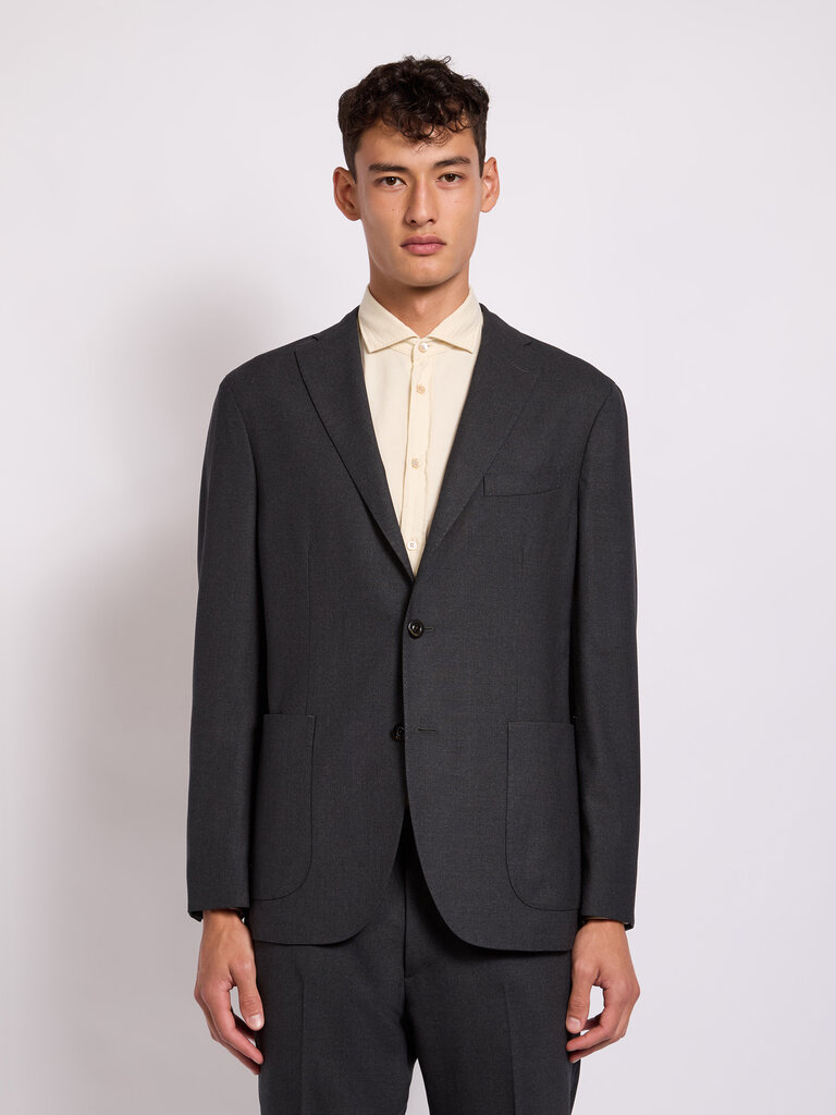 Boglioli Grey Virgin Wool Suit