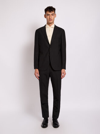 Boglioli Black Virgin Wool Suit