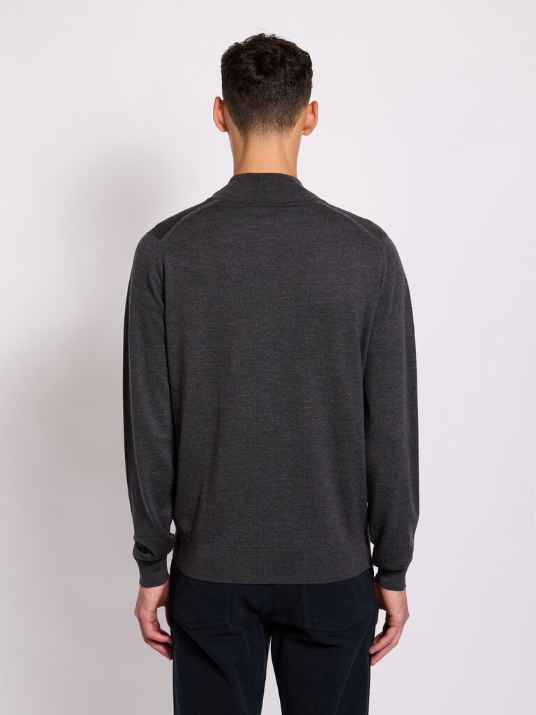 John Smedley Chandail Claygate Charcoal