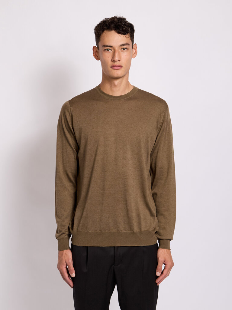 John Smedley Chandail Darley Sepia