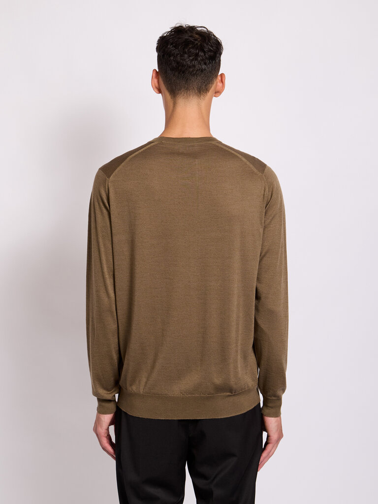 John Smedley Chandail Darley Sepia