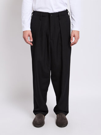 Yohji Yamamoto Black Back Loop Pants Yohji Yamamoto Black Back Loop Pants