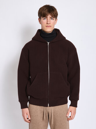 Auralee Brown Double Cloth Jacket