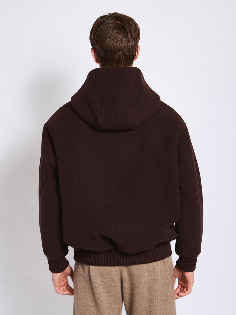 Auralee Blouson Double Cloth Brun