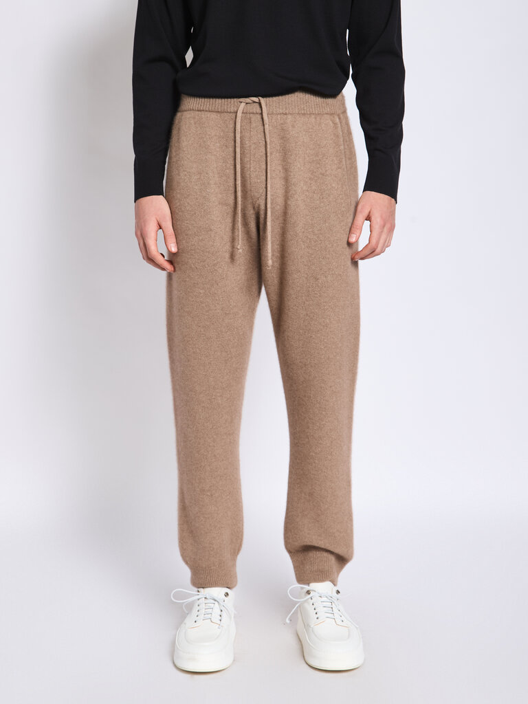Auralee Beige Cashmere Pants