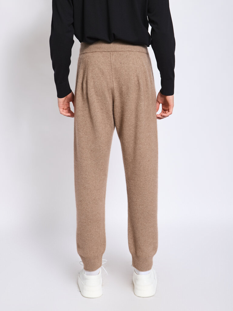 Auralee Beige Cashmere Pants