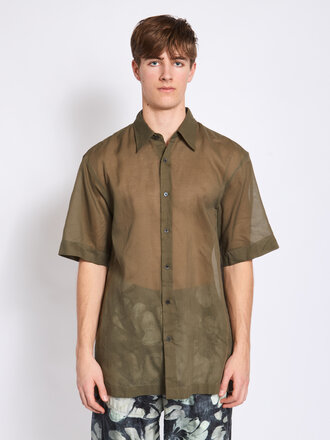 Dries Van Noten Chemise Cassidye Khaki